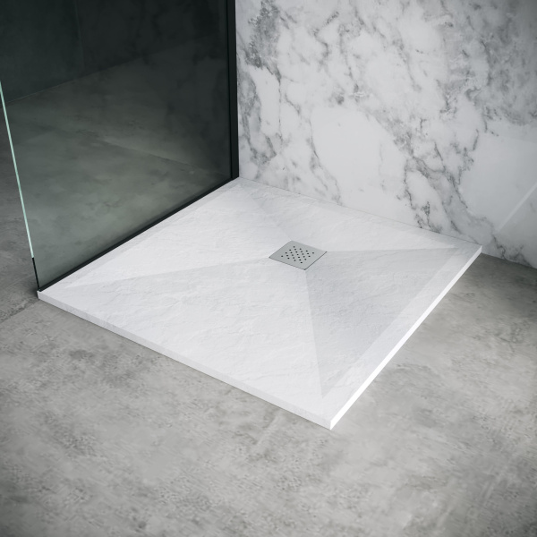 Душевой поддон из искусственного камня GR-S19090Q Grossman Strong 90х90